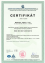 Certifikát – ČSN EN ISO 14001/2016.