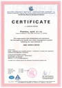 Certifikát – ISO 45001:2018.